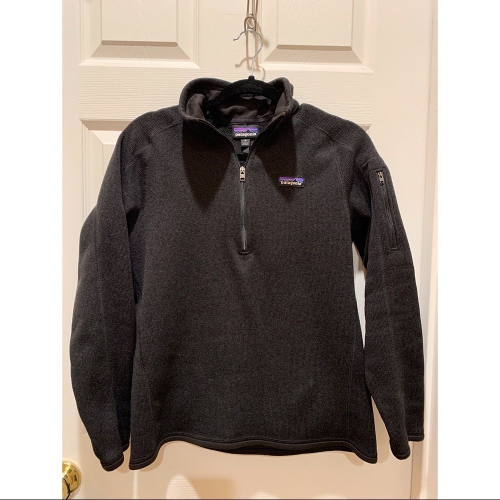 black BRAND NEW women’s patagonia 1/4 zip